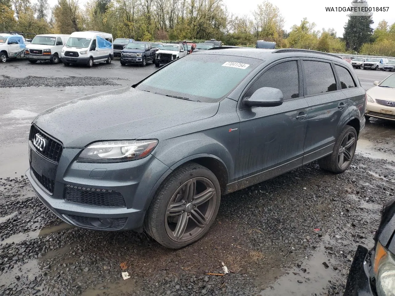 2014 Audi Q7 Prestige VIN: WA1DGAFE1ED018457 Lot: 77041754