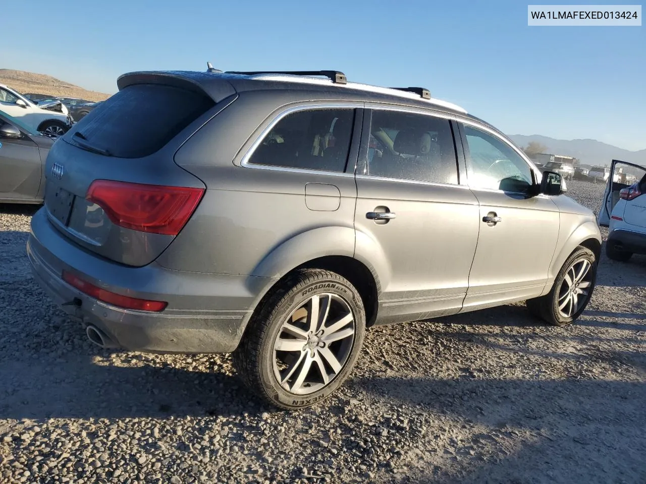 2014 Audi Q7 Premium Plus VIN: WA1LMAFEXED013424 Lot: 77324794