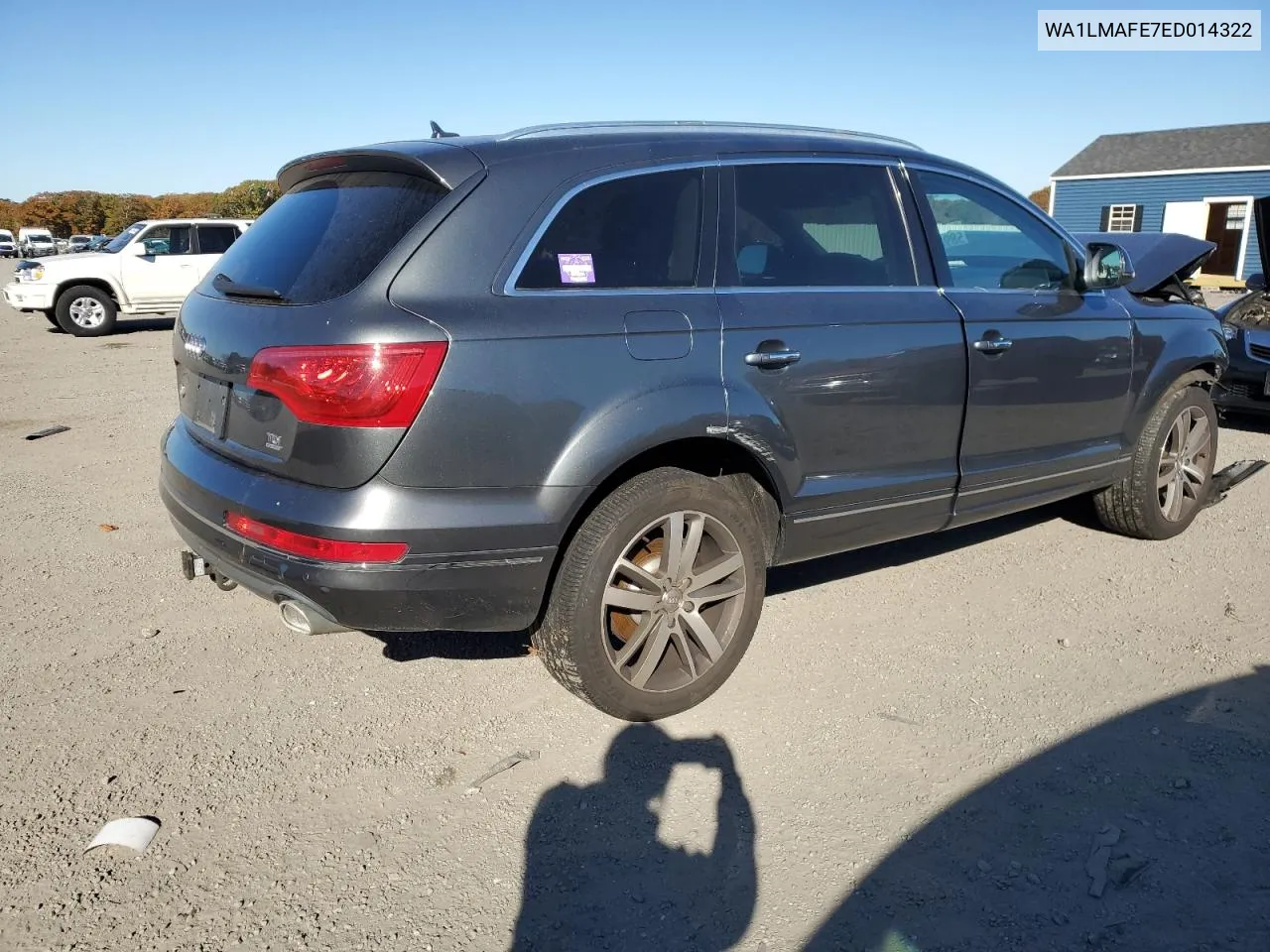 2014 Audi Q7 Premium Plus VIN: WA1LMAFE7ED014322 Lot: 77636294