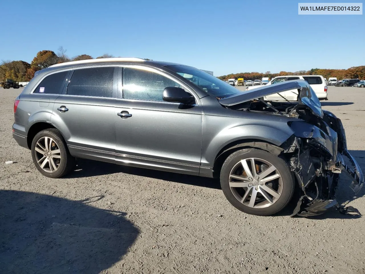 2014 Audi Q7 Premium Plus VIN: WA1LMAFE7ED014322 Lot: 77636294