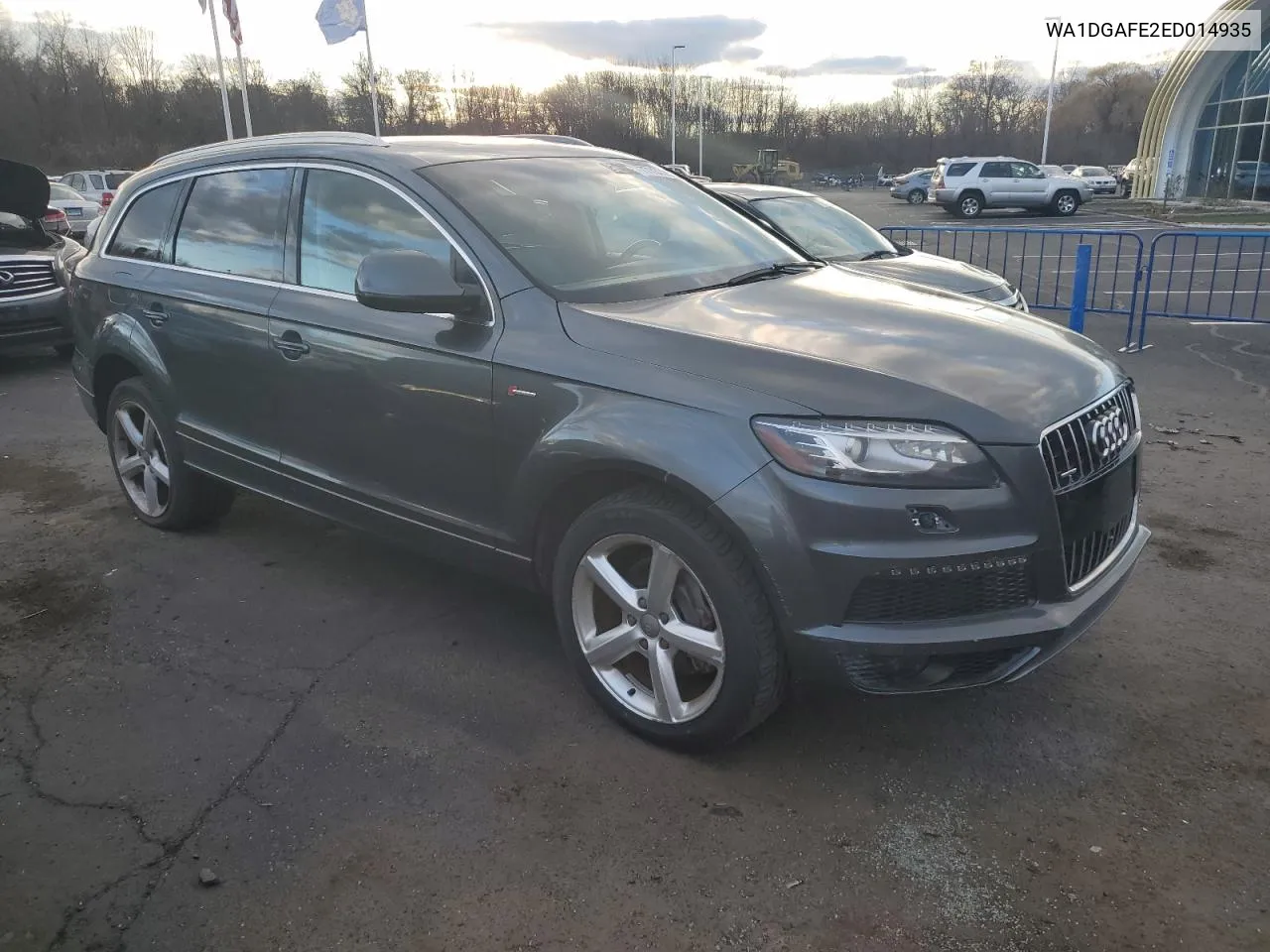 2014 Audi Q7 Prestige VIN: WA1DGAFE2ED014935 Lot: 77737254