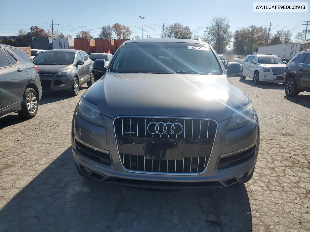 2014 Audi Q7 Premium Plus VIN: WA1LGAFE9ED003913 Lot: 78279184