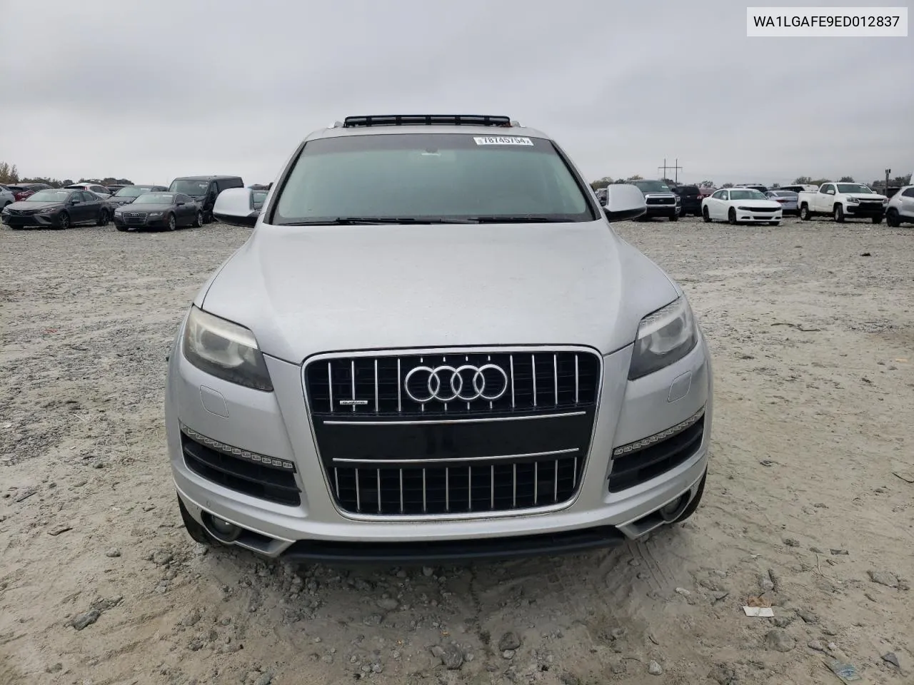 2014 Audi Q7 Premium Plus VIN: WA1LGAFE9ED012837 Lot: 78745754