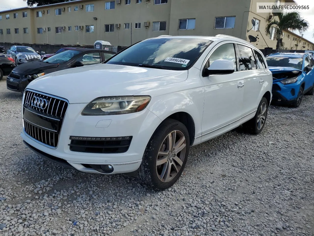 2014 Audi Q7 Premium Plus VIN: WA1LGAFE9ED009565 Lot: 78990364