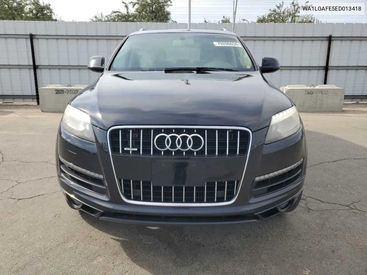 2014 Audi Q7 Premium Plus VIN: WA1LGAFE5ED013418 Lot: 79206634