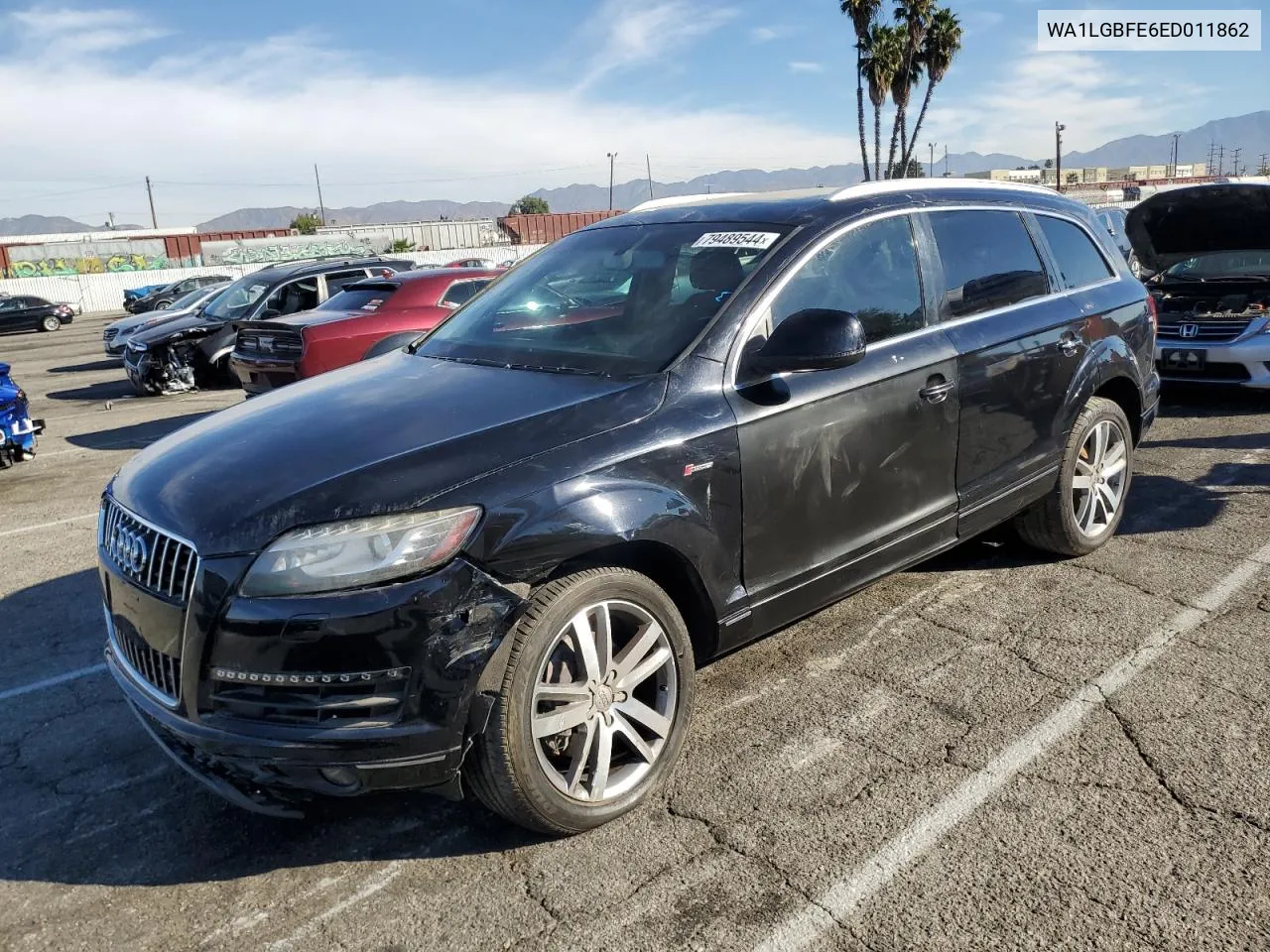 2014 Audi Q7 Premium Plus VIN: WA1LGBFE6ED011862 Lot: 79489544