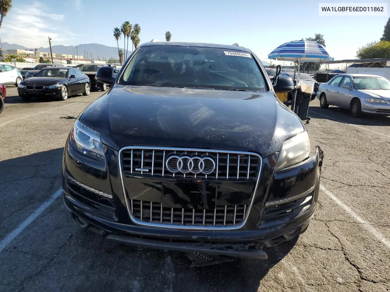 2014 Audi Q7 Premium Plus VIN: WA1LGBFE6ED011862 Lot: 79489544