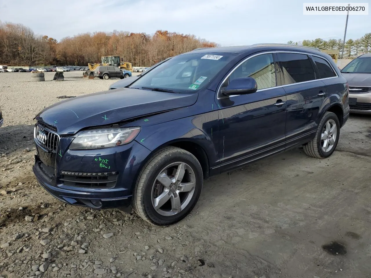 2014 Audi Q7 Premium Plus VIN: WA1LGBFE0ED006270 Lot: 79571134