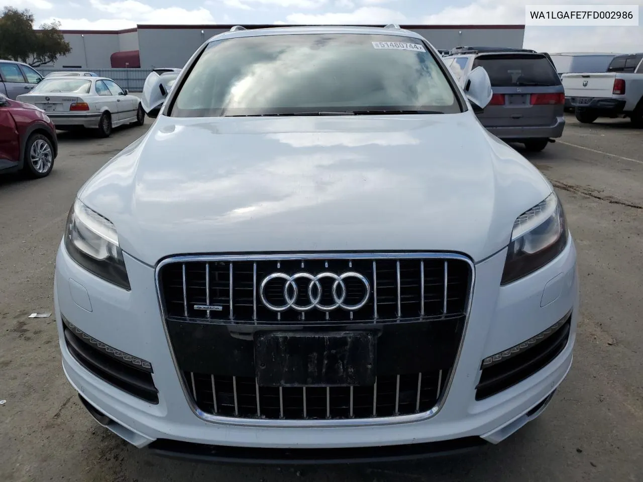 2015 Audi Q7 Premium Plus VIN: WA1LGAFE7FD002986 Lot: 51480744