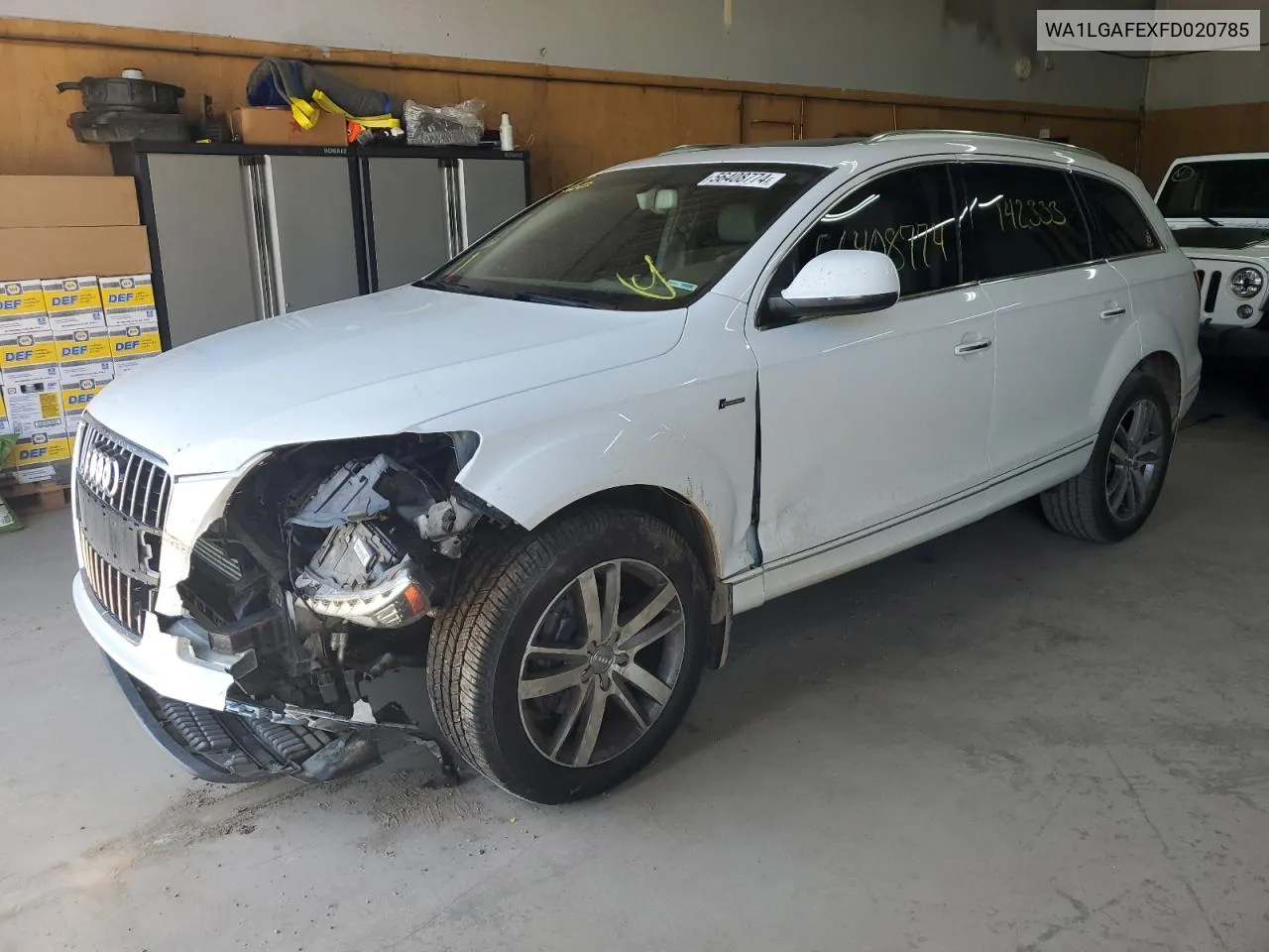 WA1LGAFEXFD020785 2015 Audi Q7 Premium Plus