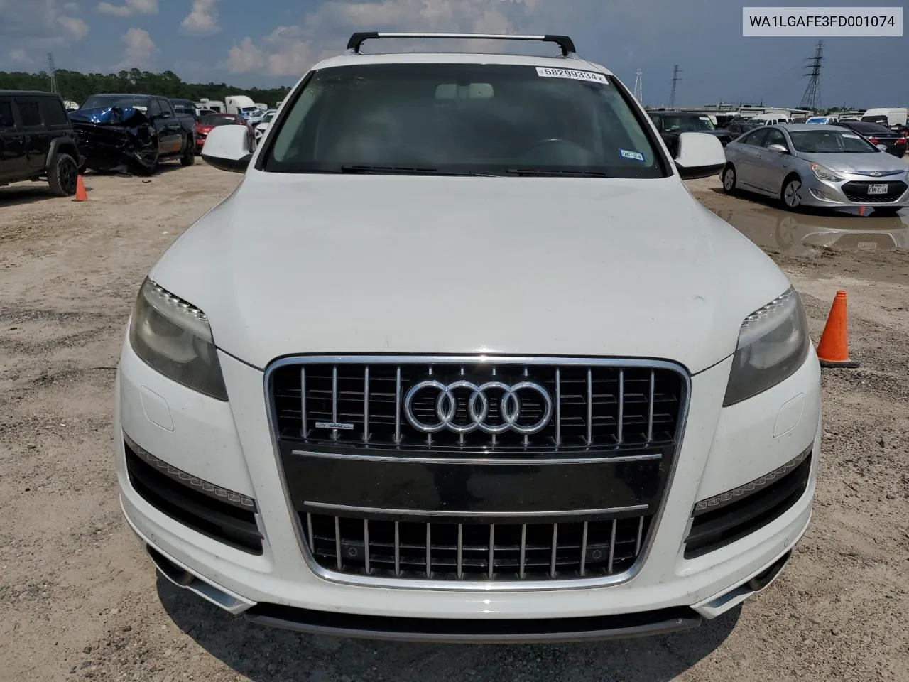 2015 Audi Q7 Premium Plus VIN: WA1LGAFE3FD001074 Lot: 58299334