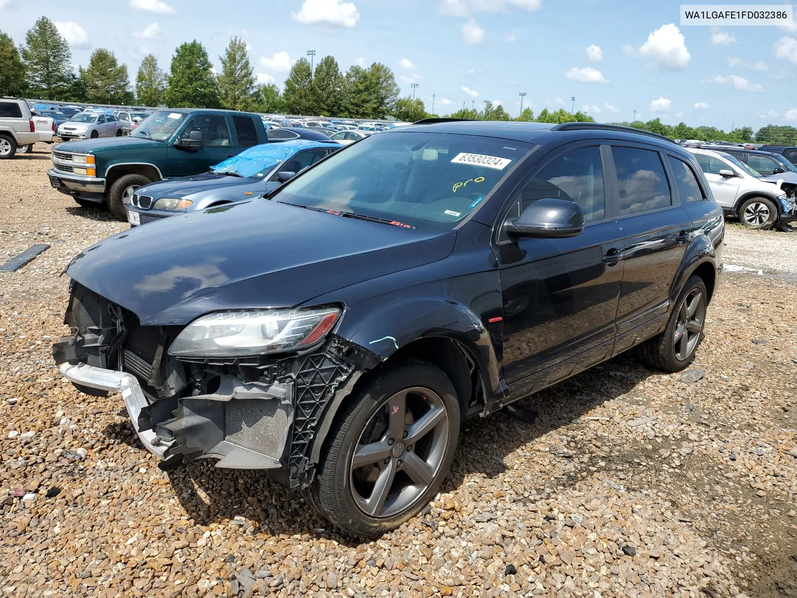 2015 Audi Q7 Premium Plus VIN: WA1LGAFE1FD032386 Lot: 63530324