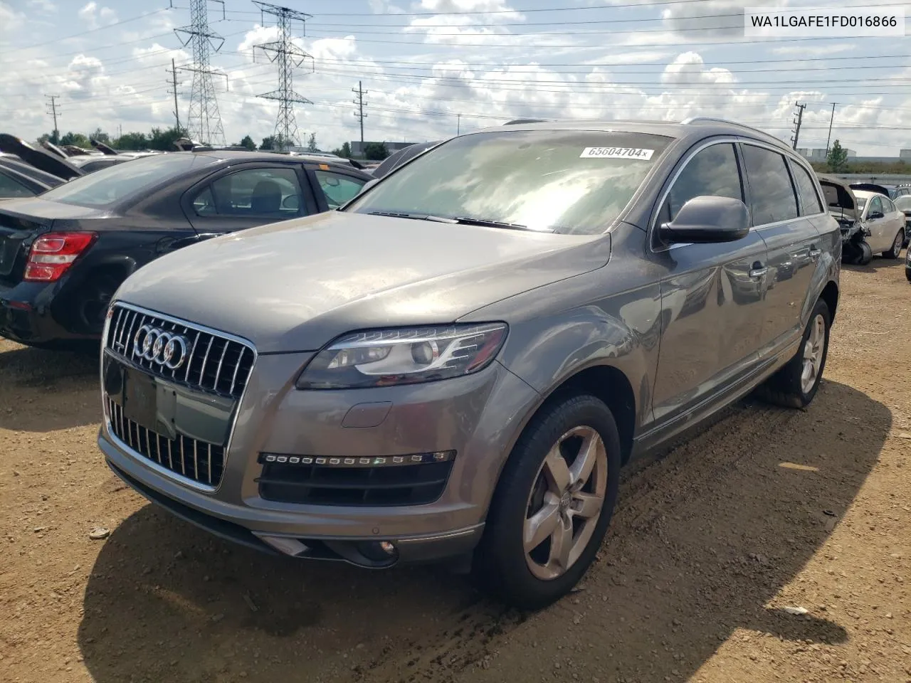 2015 Audi Q7 Premium Plus VIN: WA1LGAFE1FD016866 Lot: 65604704