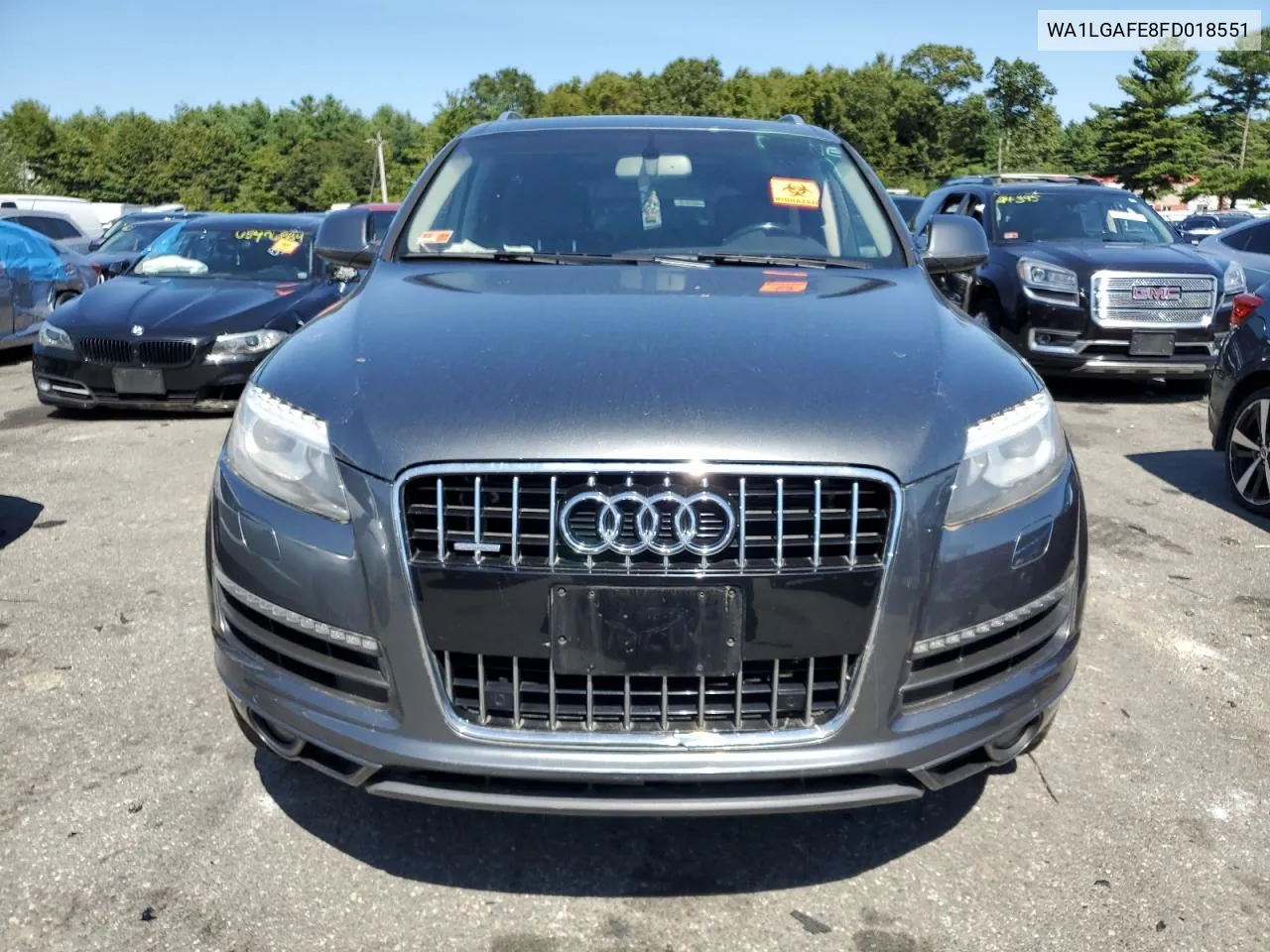 2015 Audi Q7 Premium Plus VIN: WA1LGAFE8FD018551 Lot: 66922354