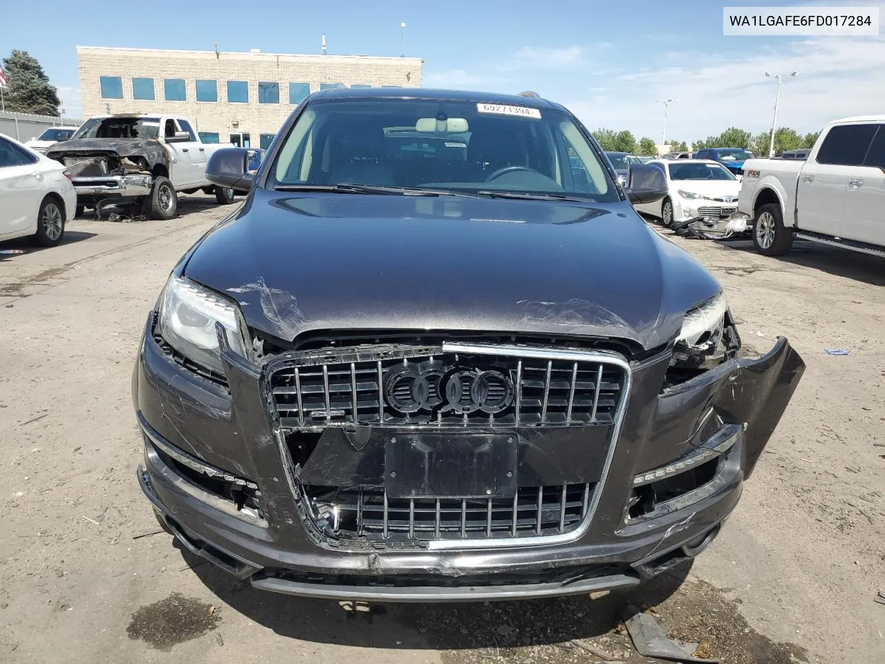 2015 Audi Q7 Premium Plus VIN: WA1LGAFE6FD017284 Lot: 69271394