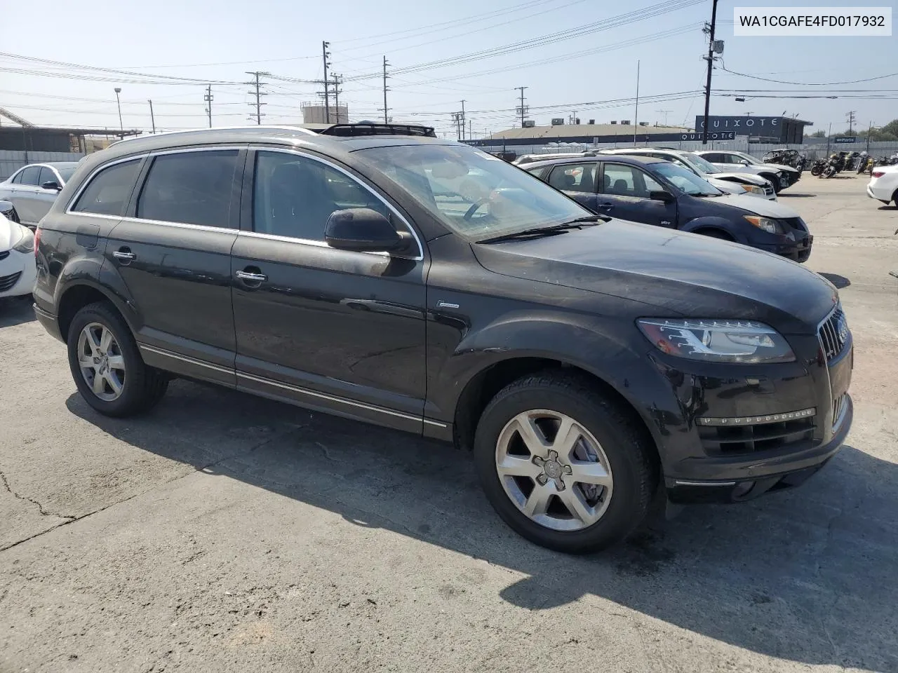 2015 Audi Q7 Premium VIN: WA1CGAFE4FD017932 Lot: 72806184