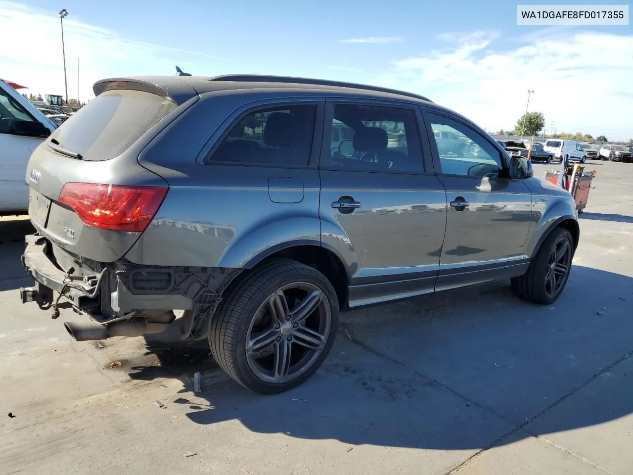 2015 Audi Q7 Prestige VIN: WA1DGAFE8FD017355 Lot: 74525034