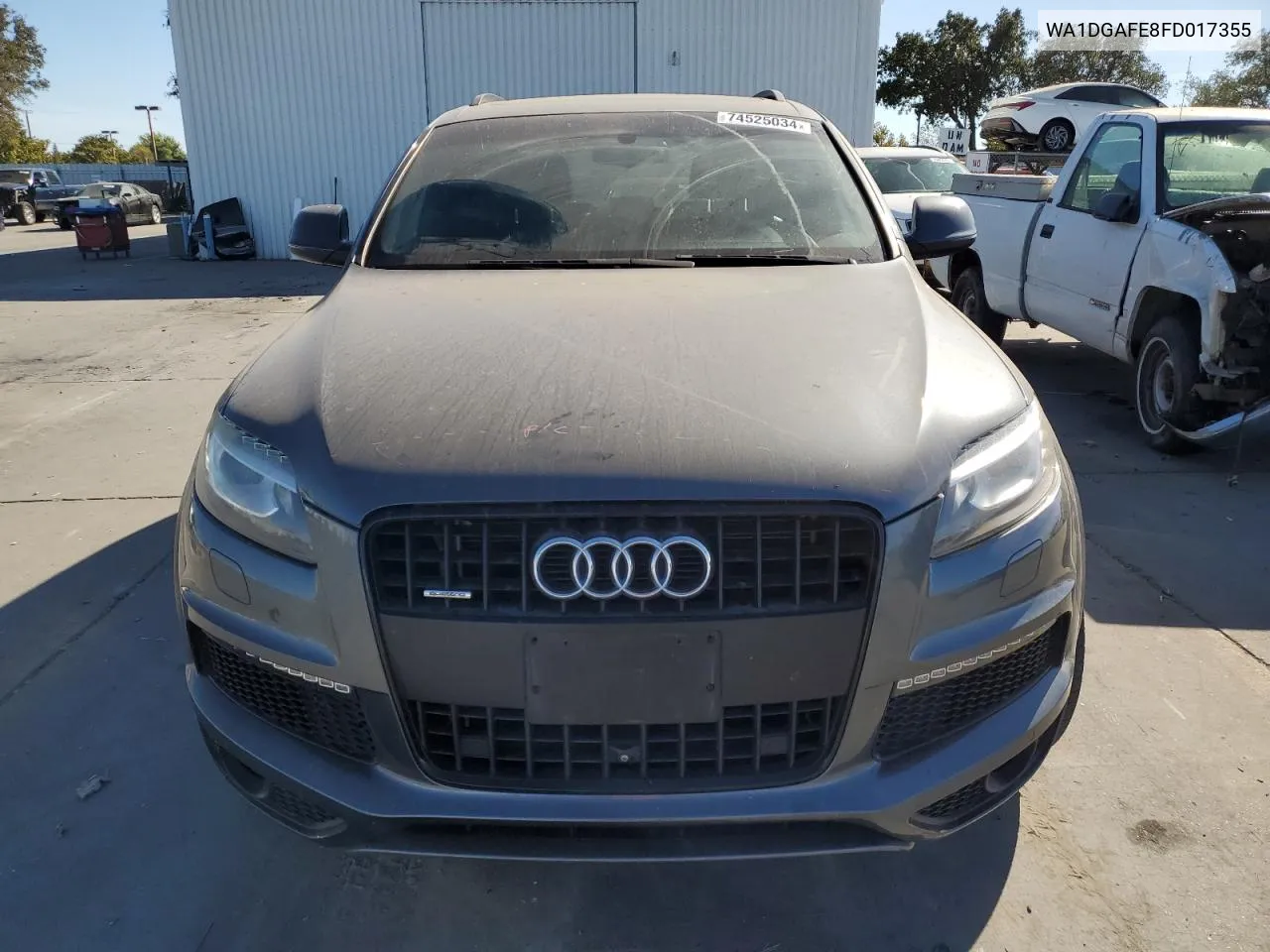 2015 Audi Q7 Prestige VIN: WA1DGAFE8FD017355 Lot: 74525034