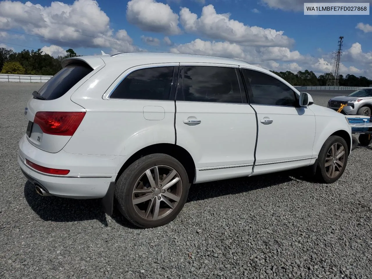 2015 Audi Q7 Tdi Premium Plus VIN: WA1LMBFE7FD027868 Lot: 74768124