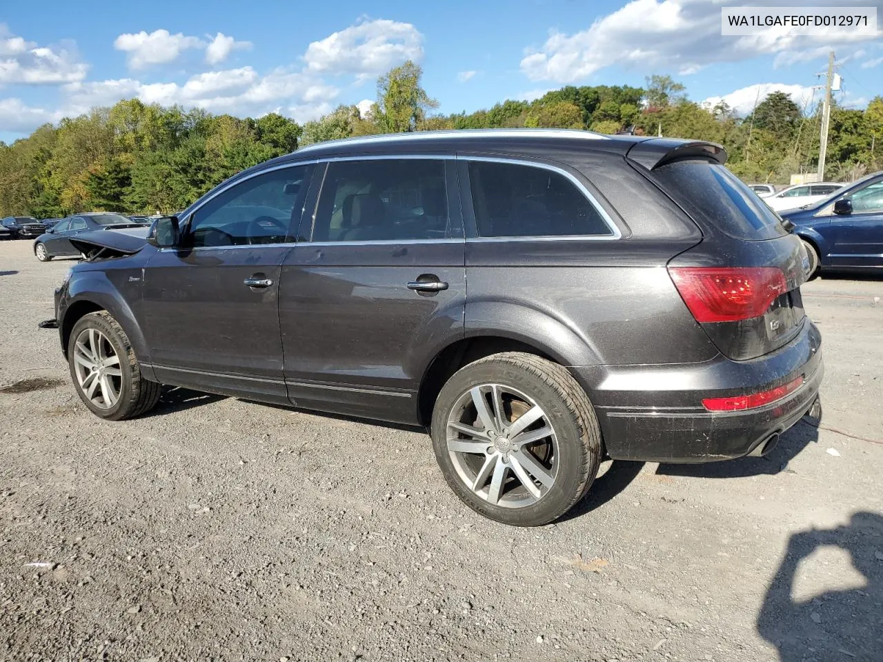 2015 Audi Q7 Premium Plus VIN: WA1LGAFE0FD012971 Lot: 74790294