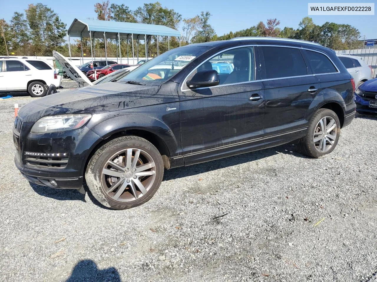 2015 Audi Q7 Premium Plus VIN: WA1LGAFEXFD022228 Lot: 74838904