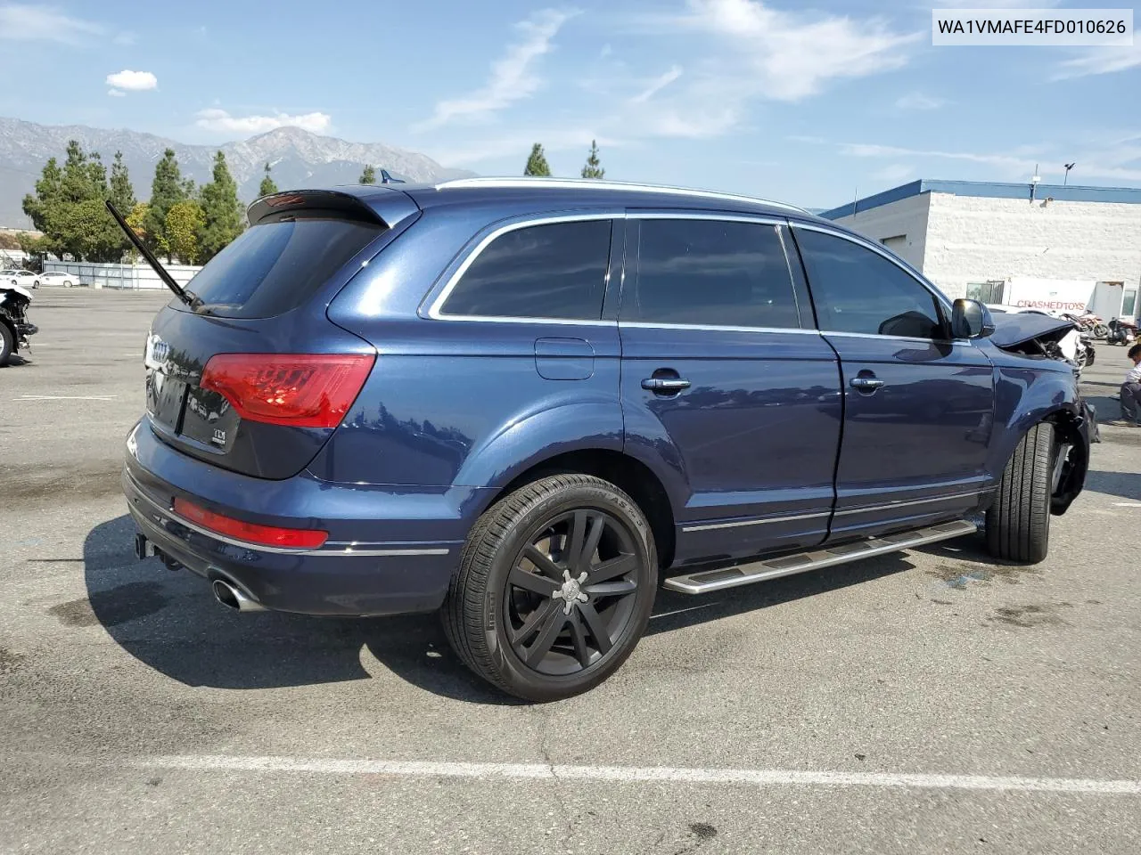 2015 Audi Q7 Tdi Prestige VIN: WA1VMAFE4FD010626 Lot: 74960404