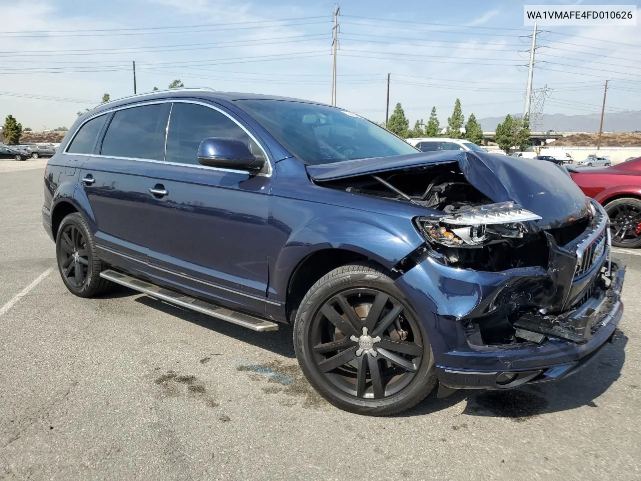 2015 Audi Q7 Tdi Prestige VIN: WA1VMAFE4FD010626 Lot: 74960404