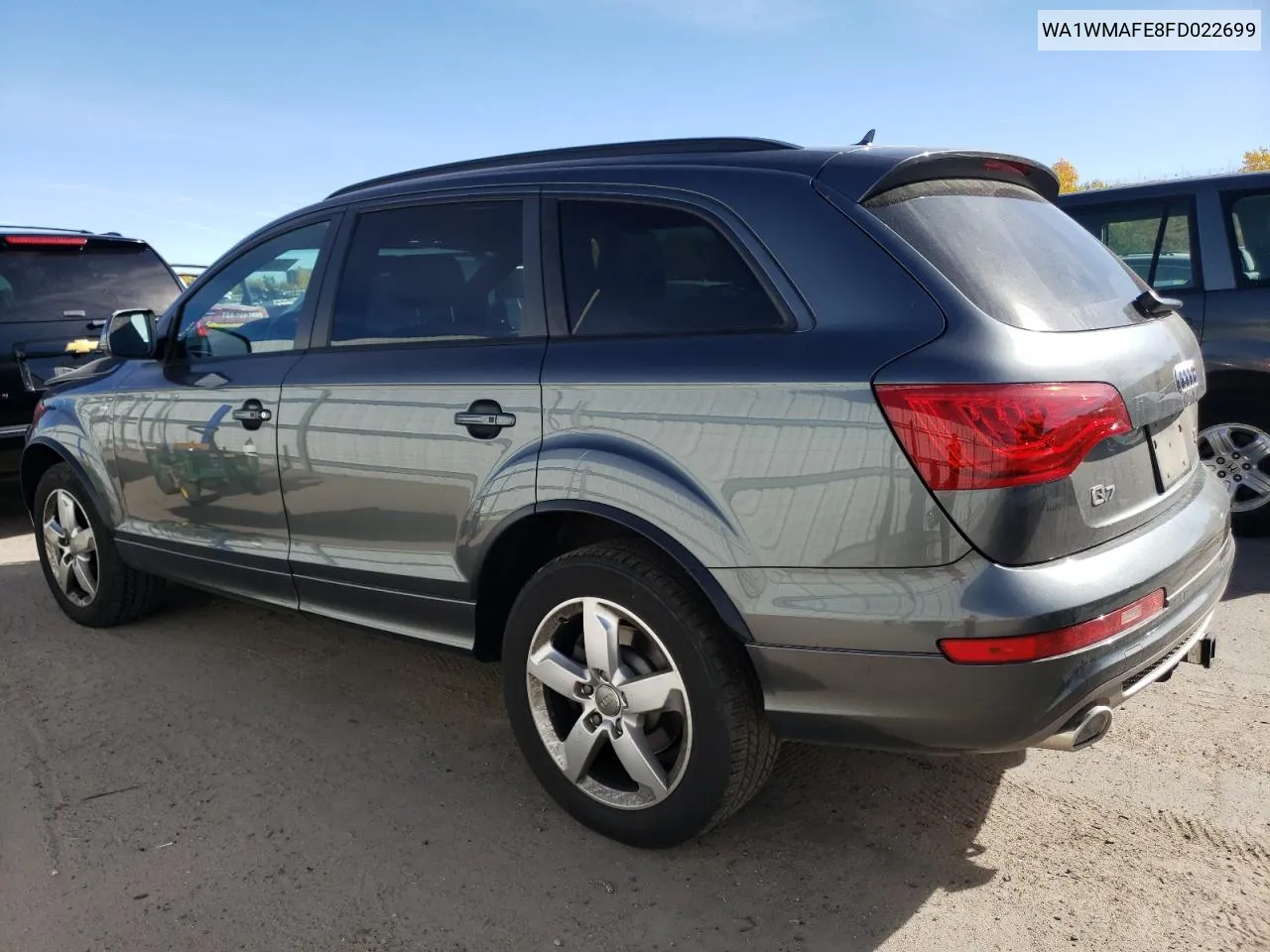 2015 Audi Q7 Tdi Prestige VIN: WA1WMAFE8FD022699 Lot: 76682914