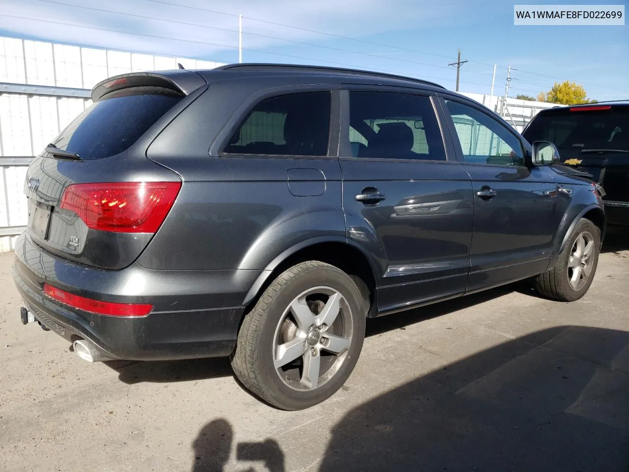 2015 Audi Q7 Tdi Prestige VIN: WA1WMAFE8FD022699 Lot: 76682914