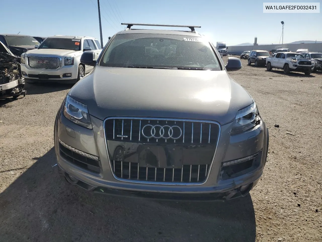 2015 Audi Q7 Premium Plus VIN: WA1LGAFE2FD032431 Lot: 77974634