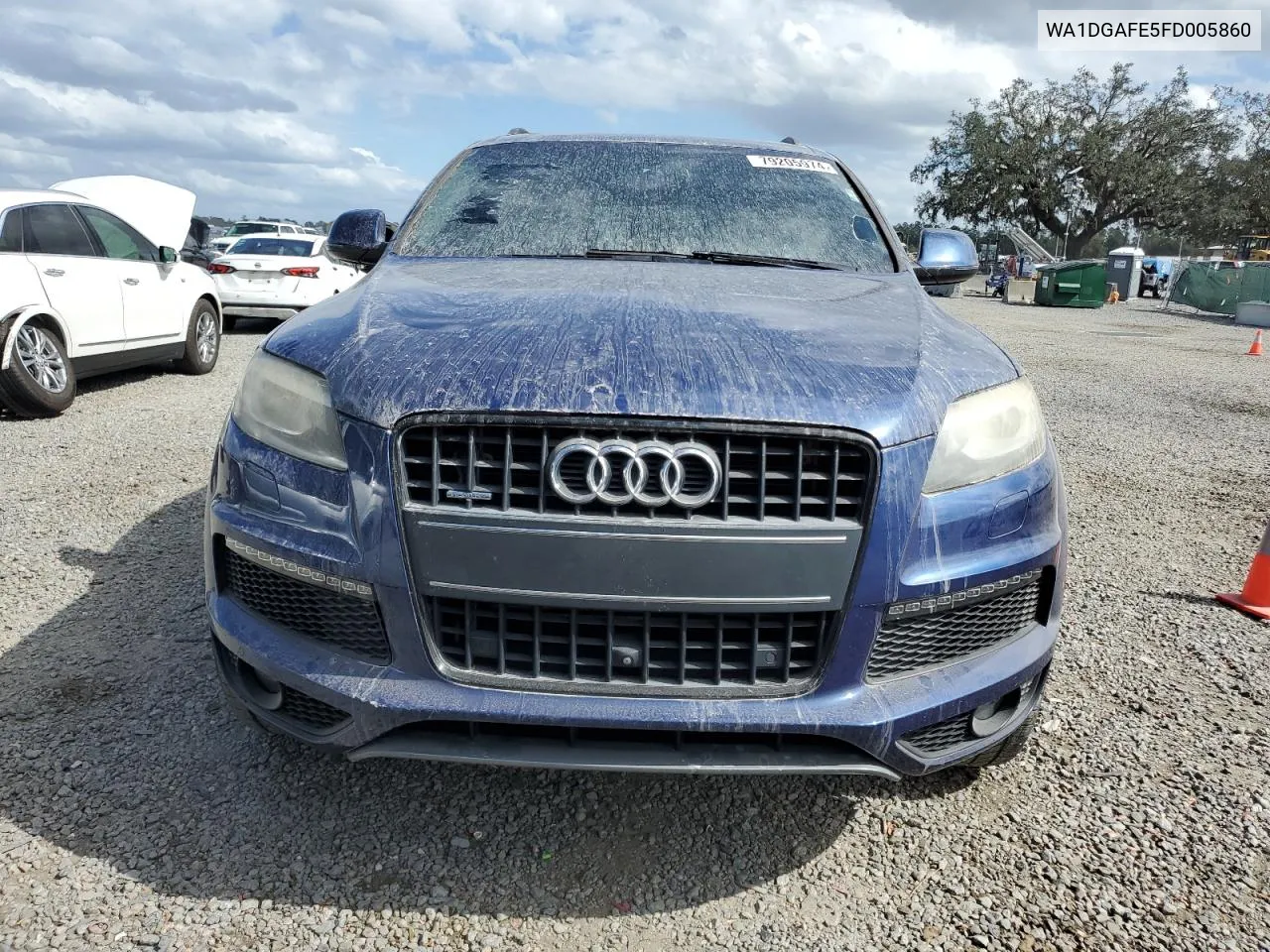 2015 Audi Q7 Prestige VIN: WA1DGAFE5FD005860 Lot: 79205974