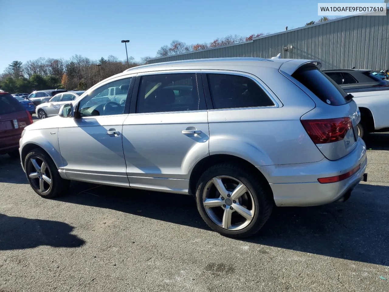 2015 Audi Q7 Prestige VIN: WA1DGAFE9FD017610 Lot: 80924404