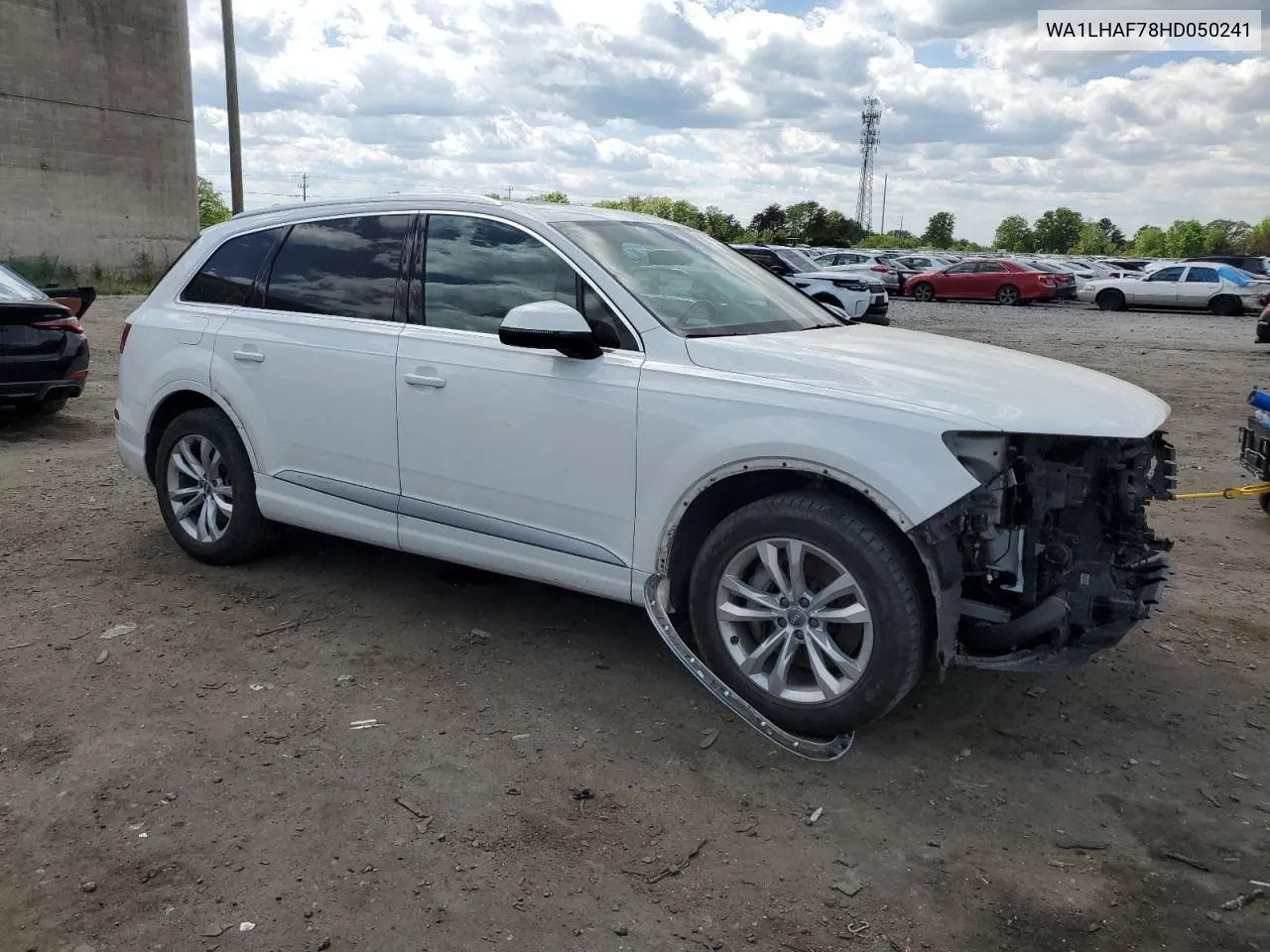 2017 Audi Q7 Premium Plus VIN: WA1LHAF78HD050241 Lot: 52080644