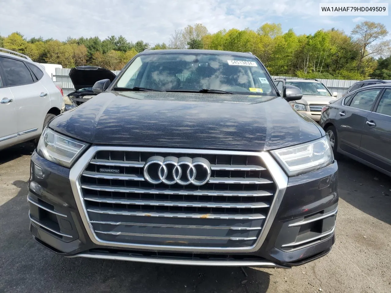 2017 Audi Q7 Premium VIN: WA1AHAF79HD049509 Lot: 54513834