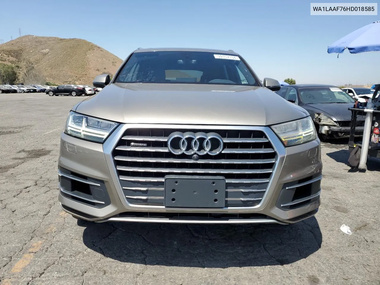 2017 Audi Q7 Premium Plus VIN: WA1LAAF76HD018585 Lot: 59157134