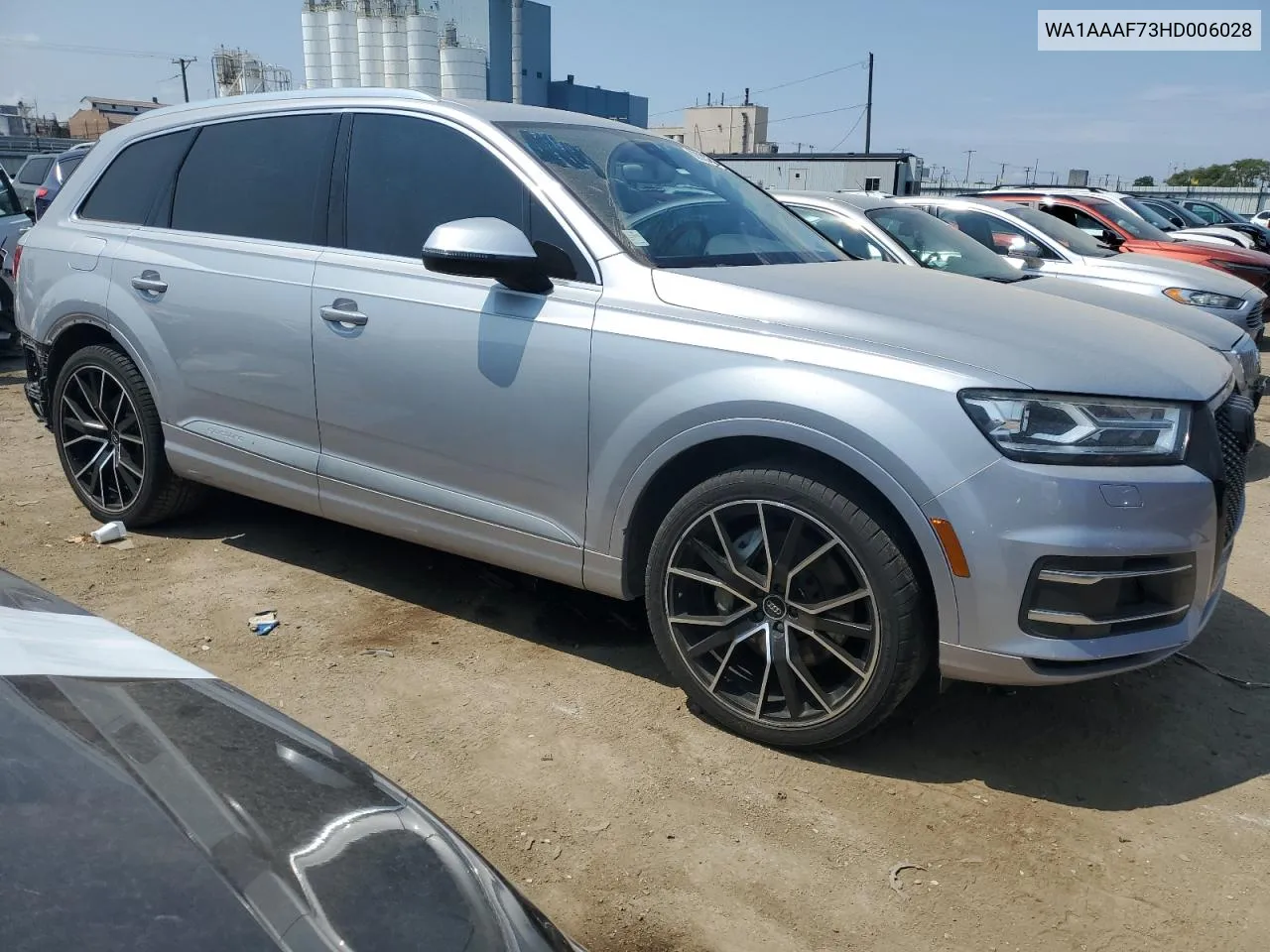 2017 Audi Q7 Premium VIN: WA1AAAF73HD006028 Lot: 62022984