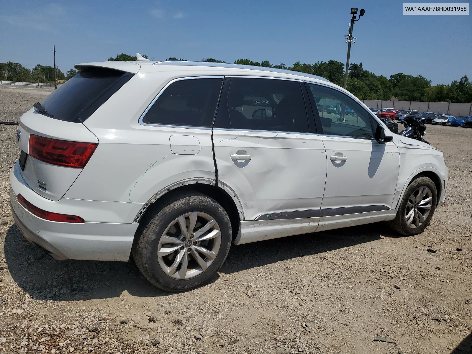 2017 Audi Q7 Premium VIN: WA1AAAF78HD031958 Lot: 63211214