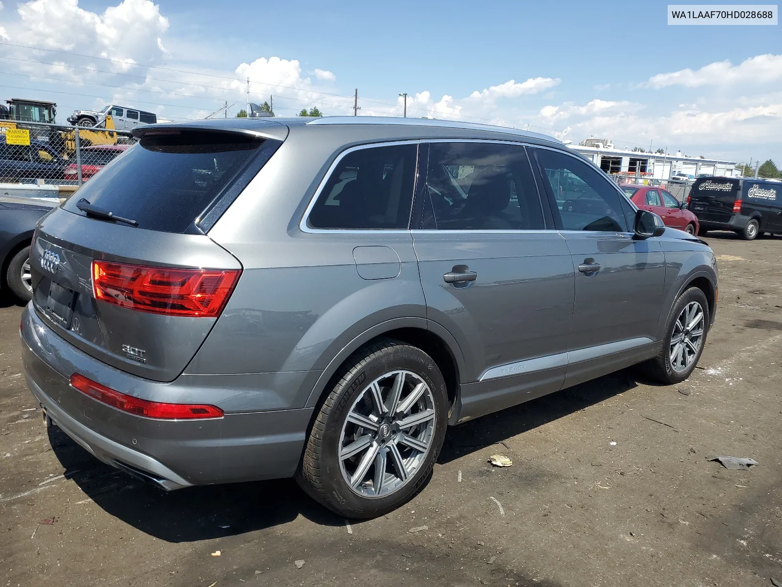 2017 Audi Q7 Premium Plus VIN: WA1LAAF70HD028688 Lot: 63296114