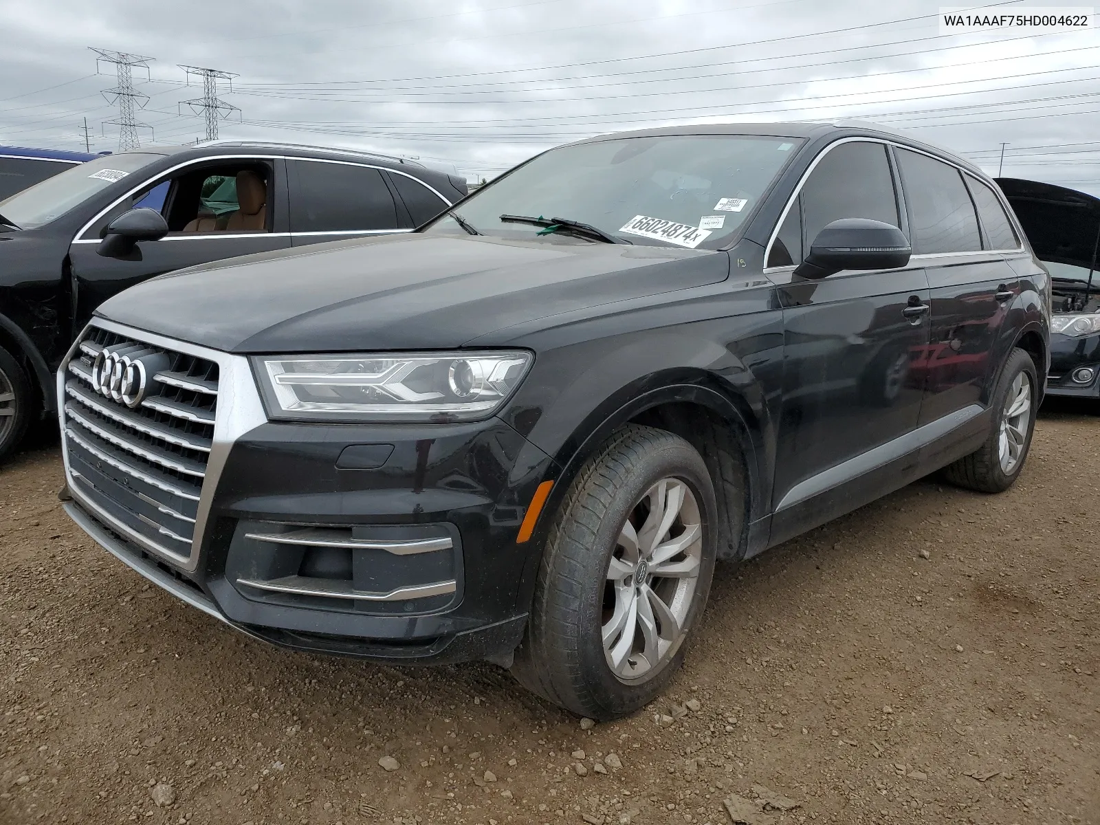 2017 Audi Q7 Premium VIN: WA1AAAF75HD004622 Lot: 66024874