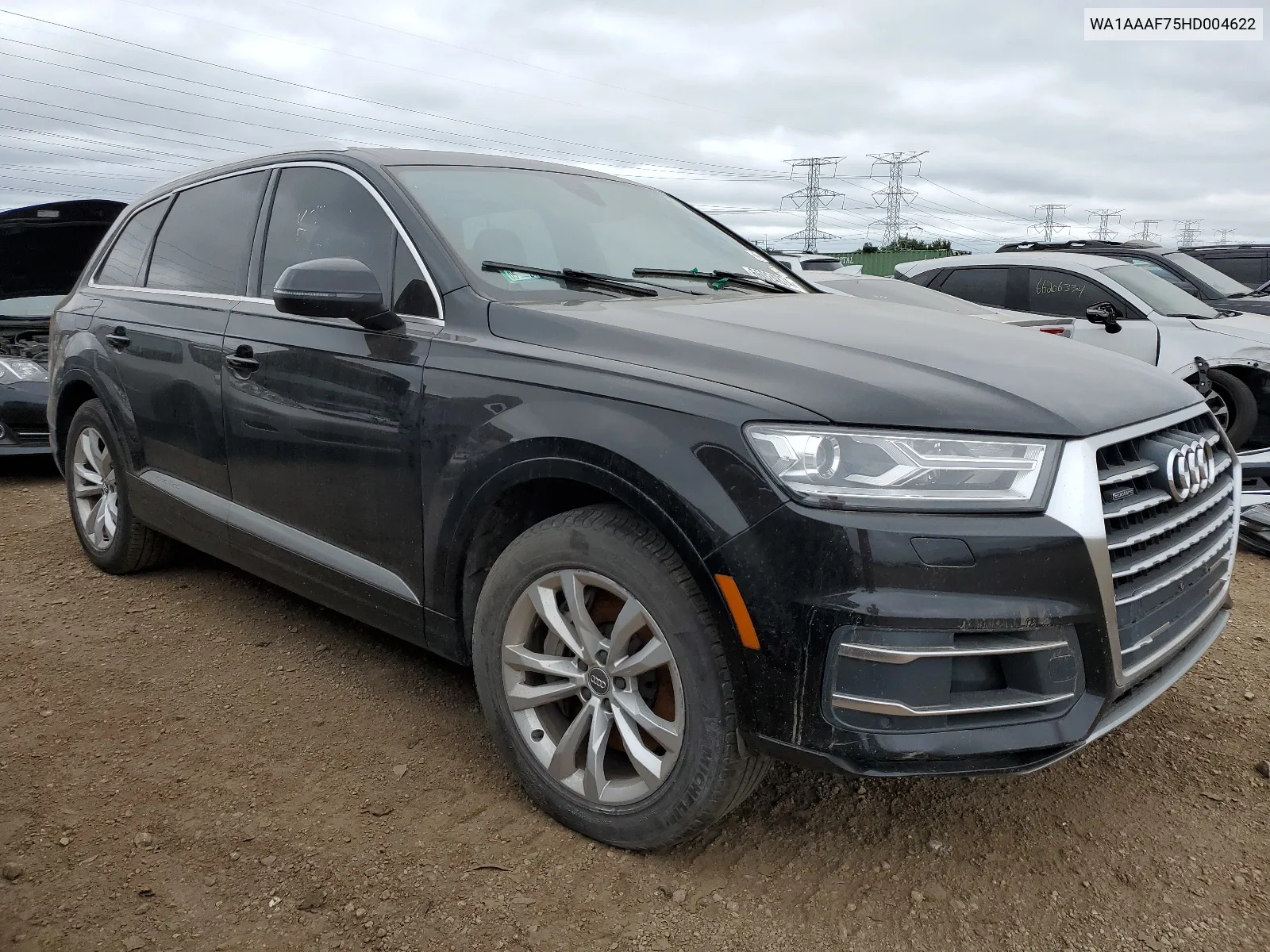 2017 Audi Q7 Premium VIN: WA1AAAF75HD004622 Lot: 66024874