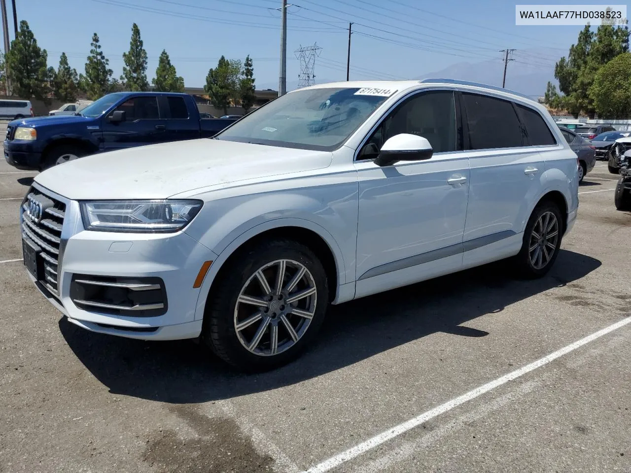 2017 Audi Q7 Premium Plus VIN: WA1LAAF77HD038523 Lot: 67175414