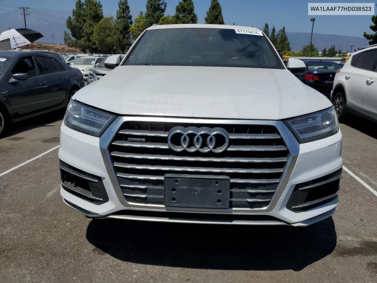 2017 Audi Q7 Premium Plus VIN: WA1LAAF77HD038523 Lot: 67175414