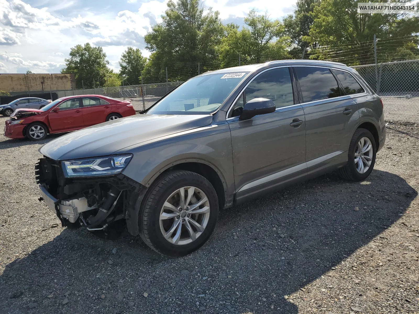 2017 Audi Q7 Premium VIN: WA1AHAF71HD043154 Lot: 67232344