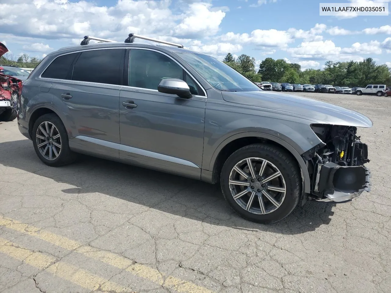 2017 Audi Q7 Premium Plus VIN: WA1LAAF7XHD035051 Lot: 68529674