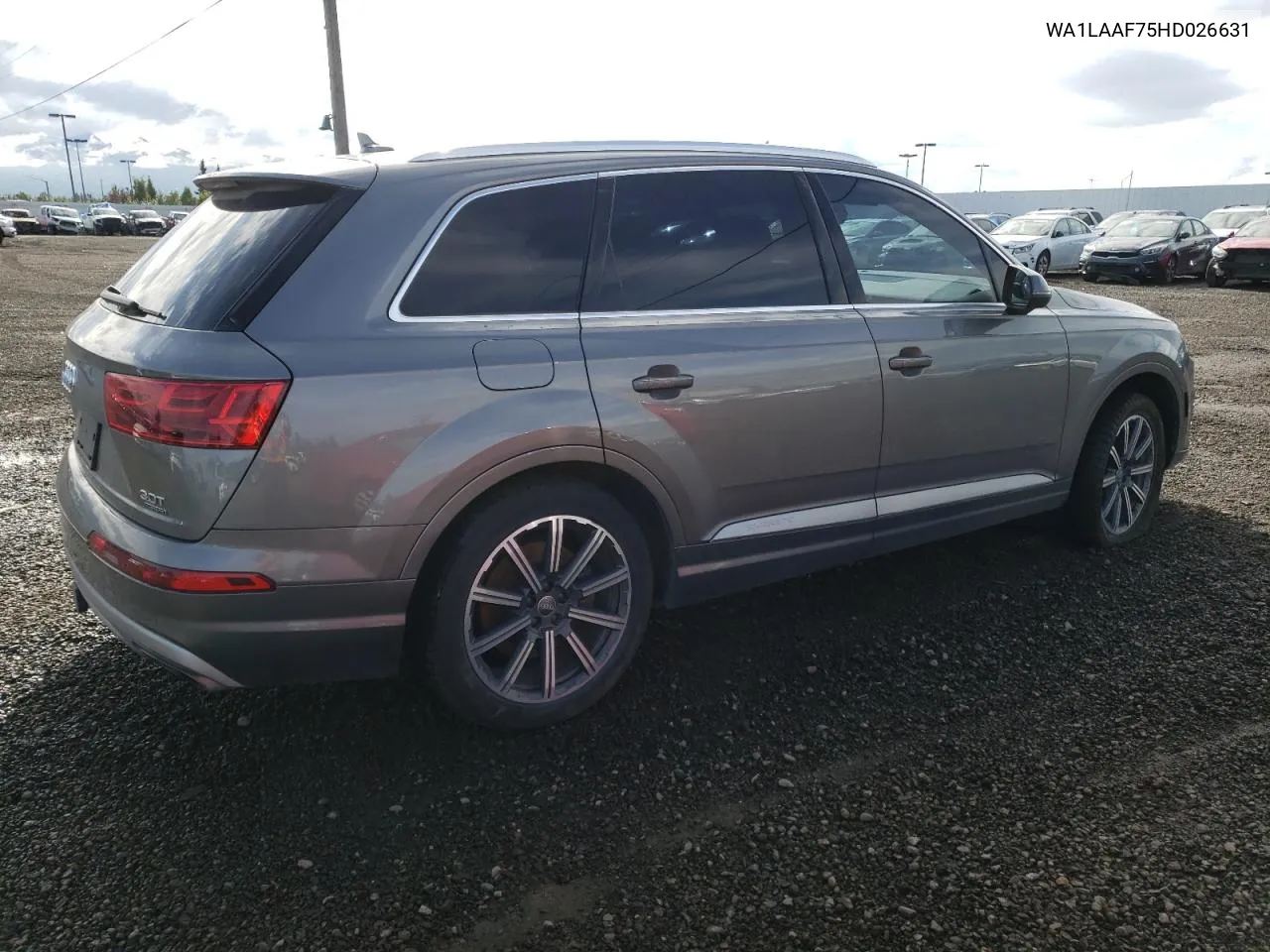 2017 Audi Q7 Premium Plus VIN: WA1LAAF75HD026631 Lot: 68545844