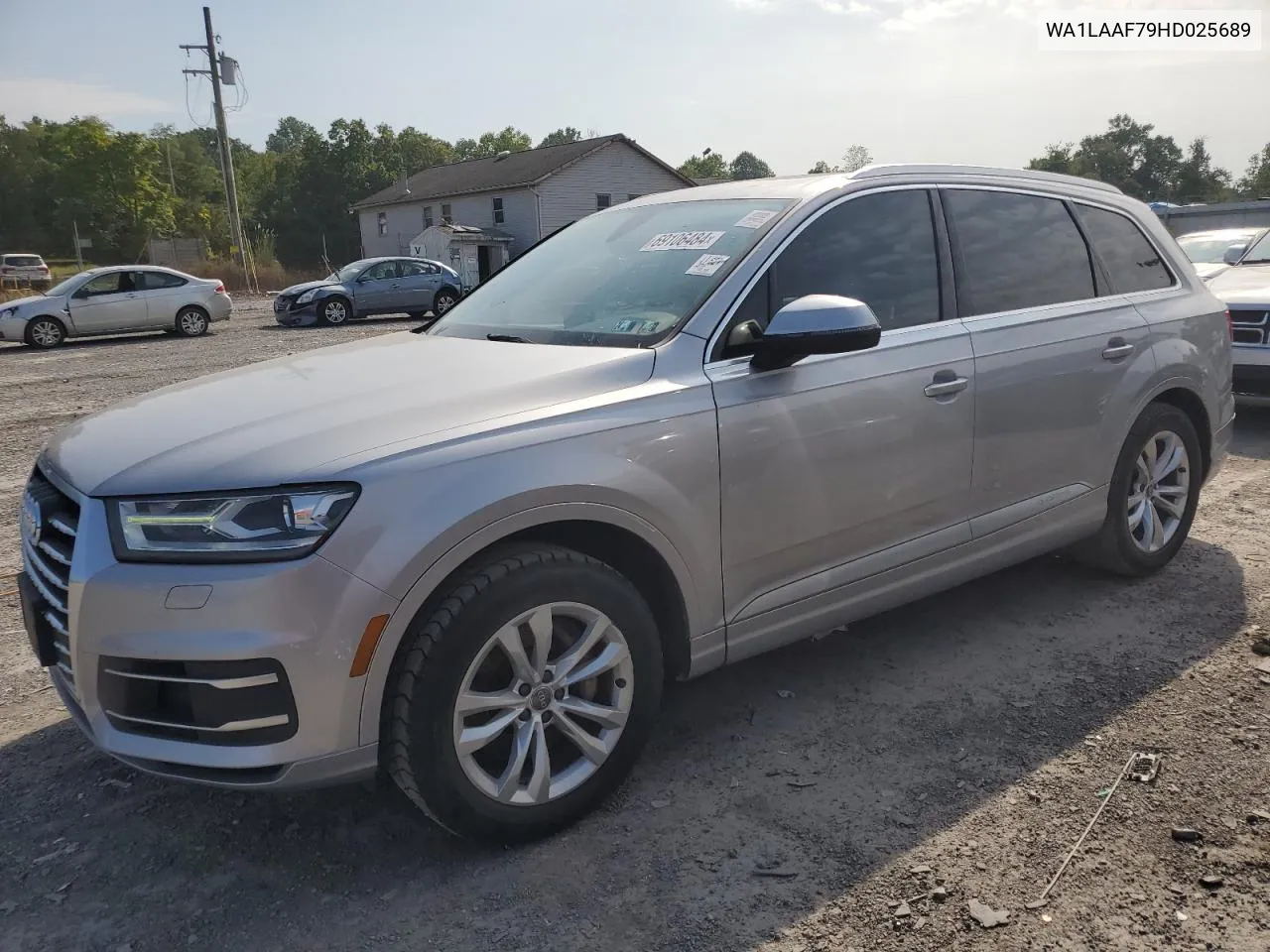 2017 Audi Q7 Premium Plus VIN: WA1LAAF79HD025689 Lot: 69106484