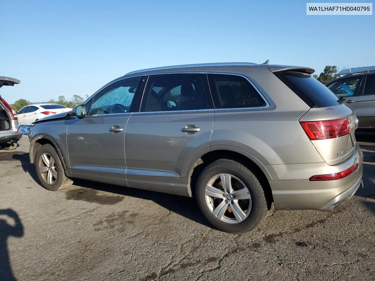 2017 Audi Q7 Premium Plus VIN: WA1LHAF71HD040795 Lot: 70459104