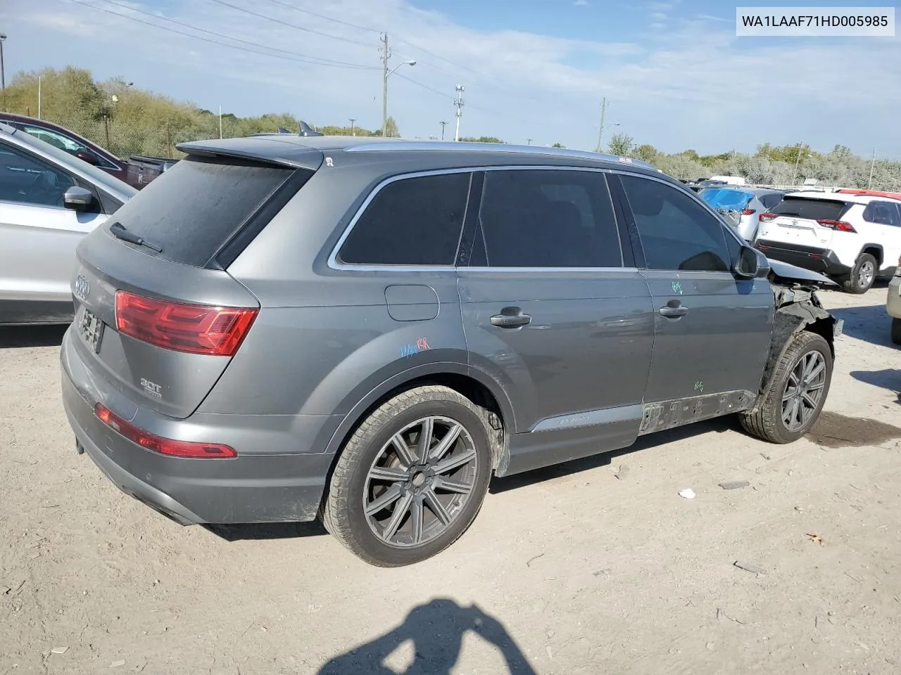 2017 Audi Q7 Premium Plus VIN: WA1LAAF71HD005985 Lot: 71486274