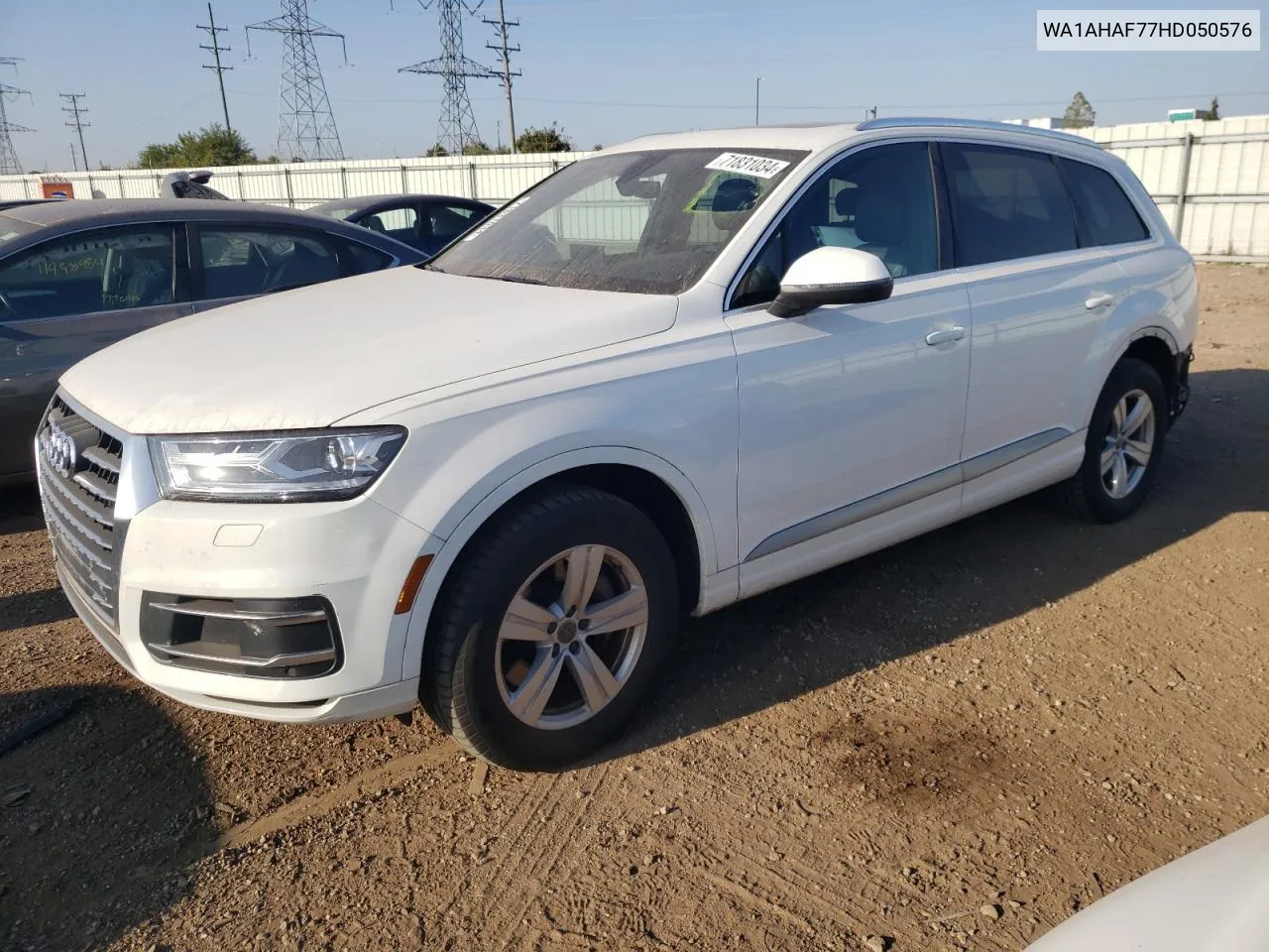 2017 Audi Q7 Premium VIN: WA1AHAF77HD050576 Lot: 71831034