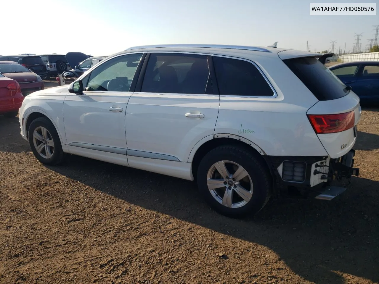 2017 Audi Q7 Premium VIN: WA1AHAF77HD050576 Lot: 71831034